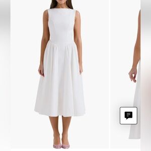 House of CB Cindy Sleeveless Twill Dress Size XS